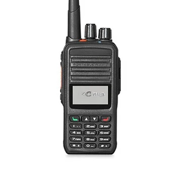 DP480 VHF UHF Analog Digital Dual Slot Tehnoloģiju IP Starpsavienojumu GPS Ūdensizturīgs Biznesa DMR Radio 10W Walkie Talkie