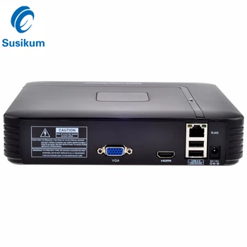 H. 265 8MP Mini VRR 9CH 16CH HDMI VGA Video Izejas CCTV Drošības Tīkla Video Ierakstītājs, Lai 4K IP Kameras Sistēma