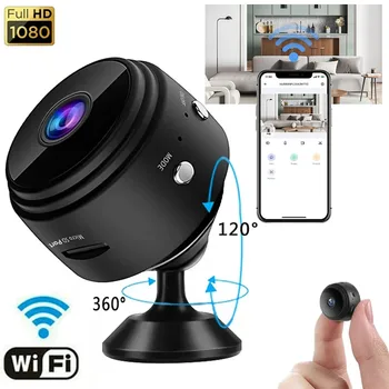 Jaunu A9 Kamera, WiFi 1080P HD Voice Recorder Bezvadu Mini Kamera Video Novērošanas Tīkla Kameras Smart Home Video Novērošanas